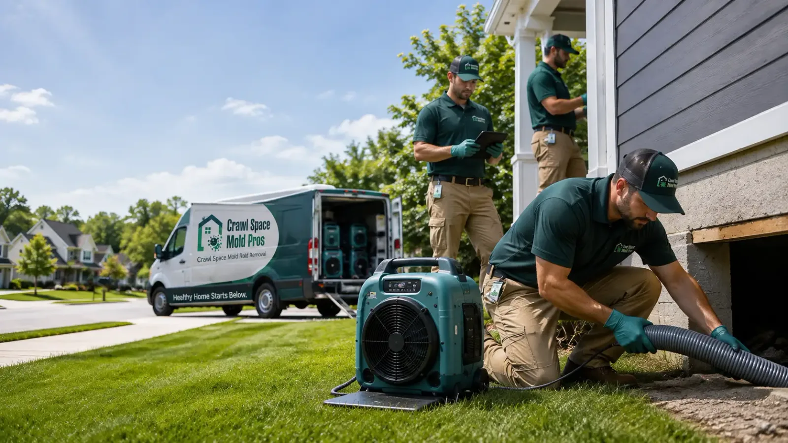 Crawl Space Mold Removal in Mapleton, OR